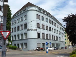 Microsoft registered office in Zuerich